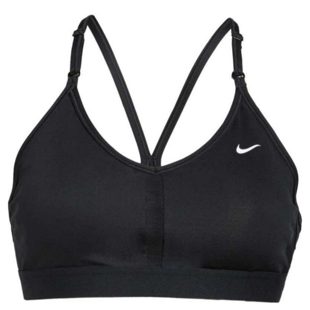 NWT Nike Indy Dry Fit Black Sports Bra - Picture 2 of 4